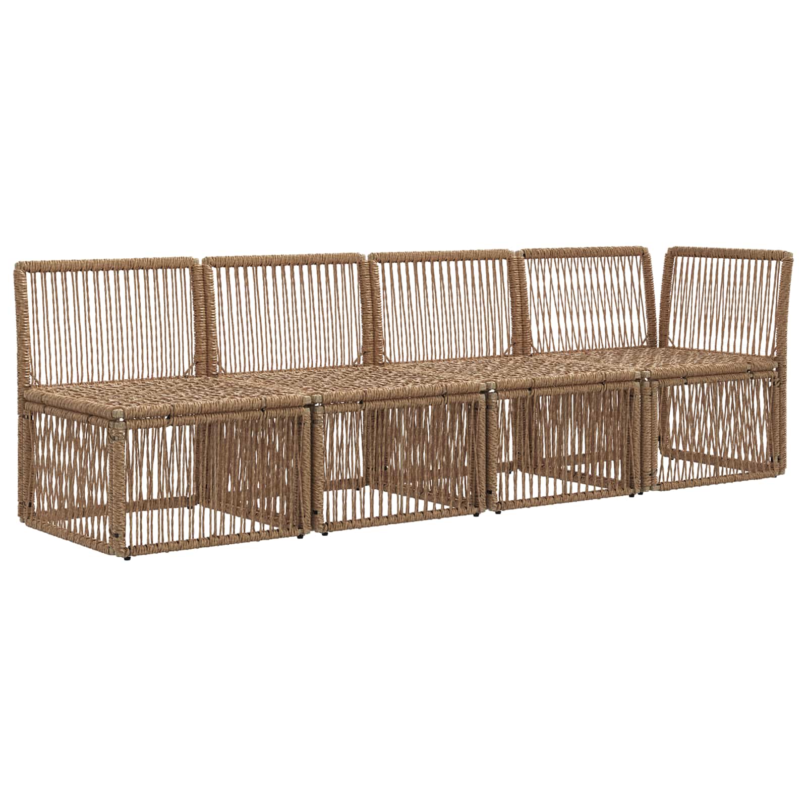 4-Zits Sofa met Linkerarm 4 pcs 4-Aantal zitplaatsen Beige is nu te koop bij PeponiXL, paradijselijk wonen!
