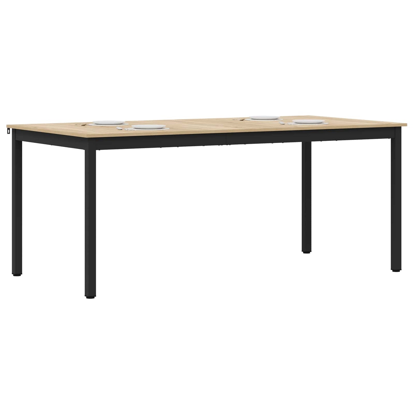 Eettafels 2 pcs 180 x 90 x 75 cm Bewerkt hout is nu te koop bij PeponiXL, paradijselijk wonen!