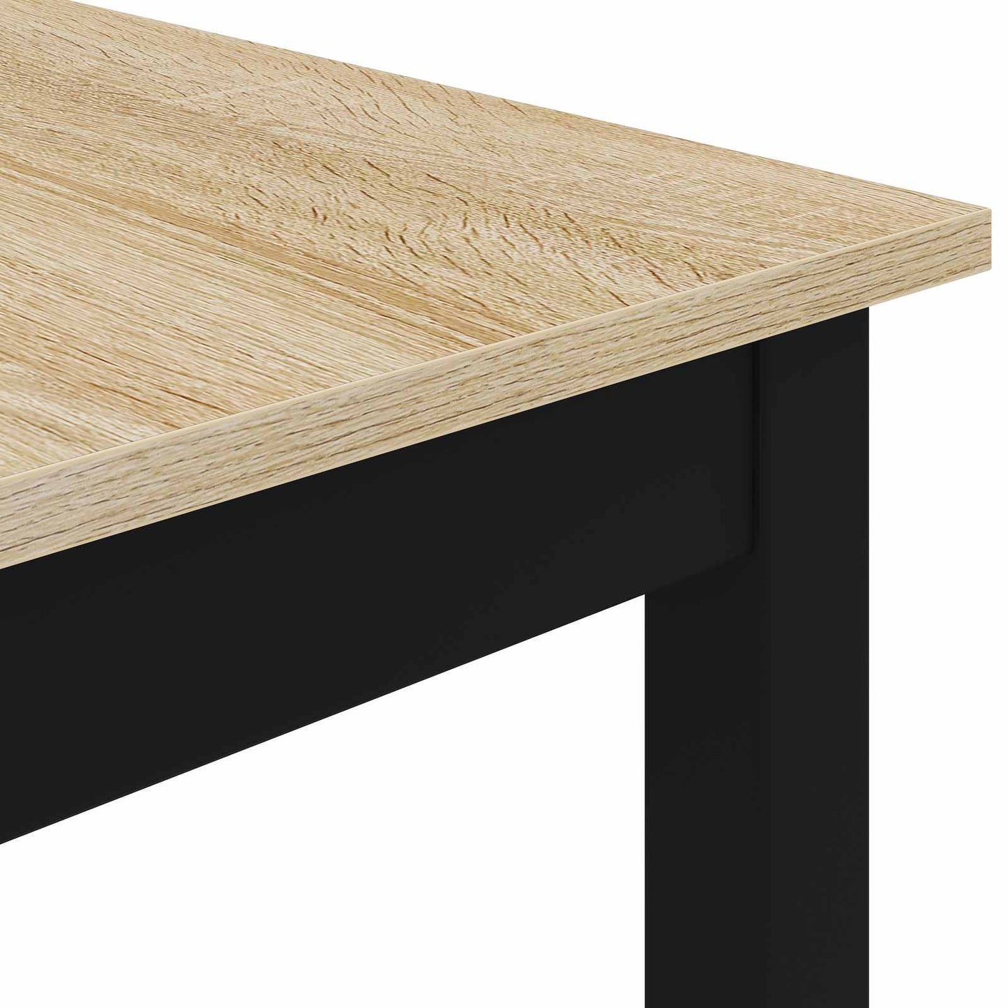 Eettafels 2 pcs 200 x 100 x 75 cm Bewerkt hout is nu te koop bij PeponiXL, paradijselijk wonen!