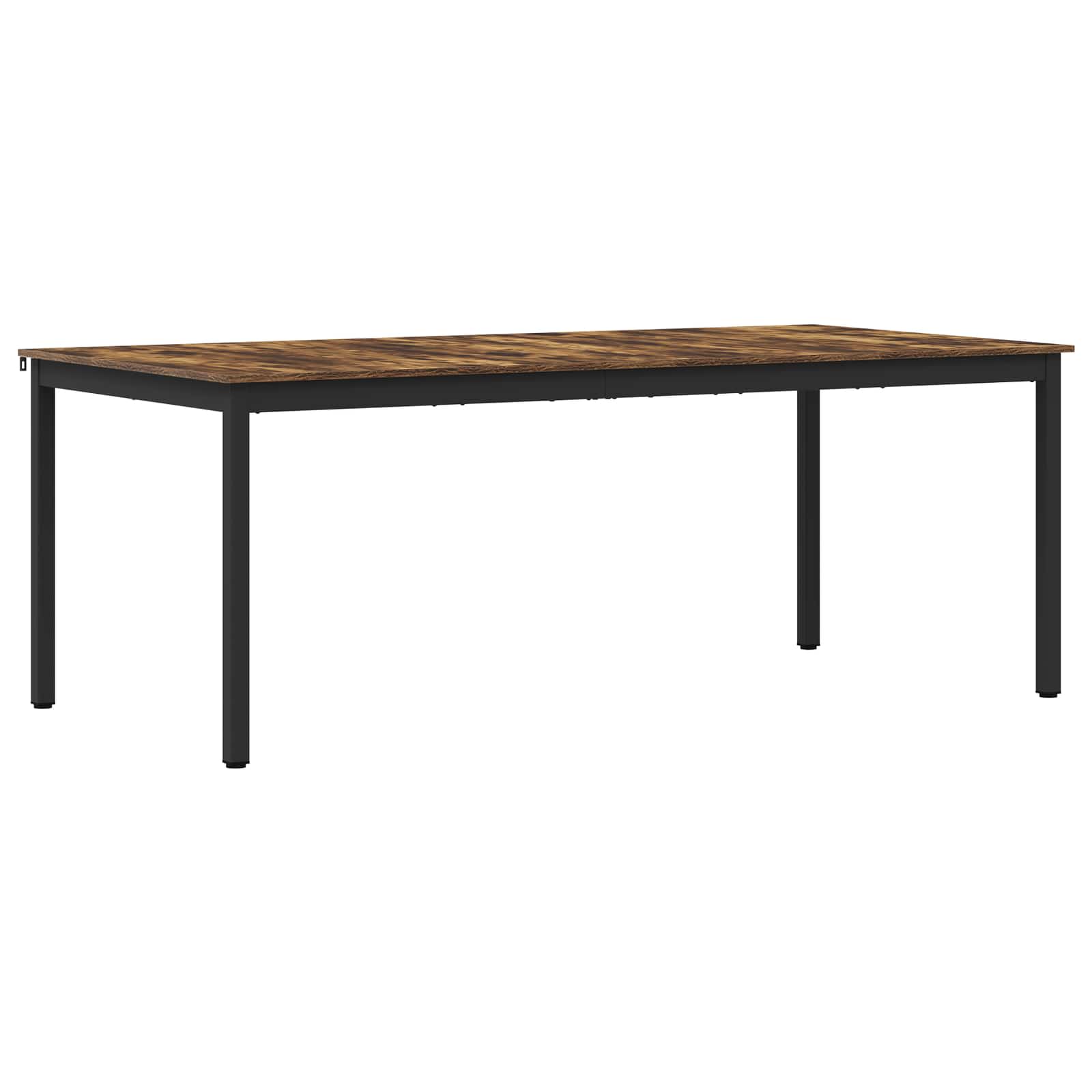 Eettafels 2 pcs 200 x 100 x 75 cm Bewerkt hout is nu te koop bij PeponiXL, paradijselijk wonen!