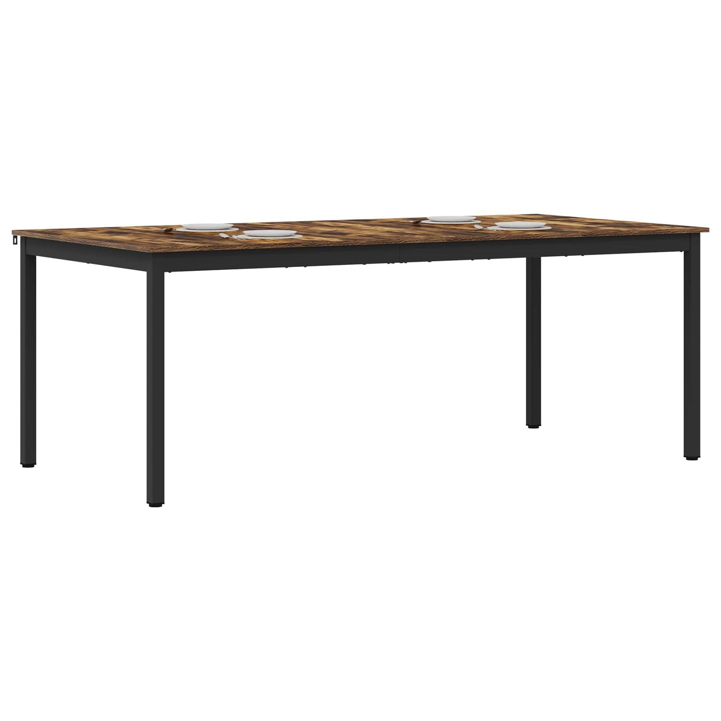 Eettafels 2 pcs 200 x 100 x 75 cm Bewerkt hout is nu te koop bij PeponiXL, paradijselijk wonen!