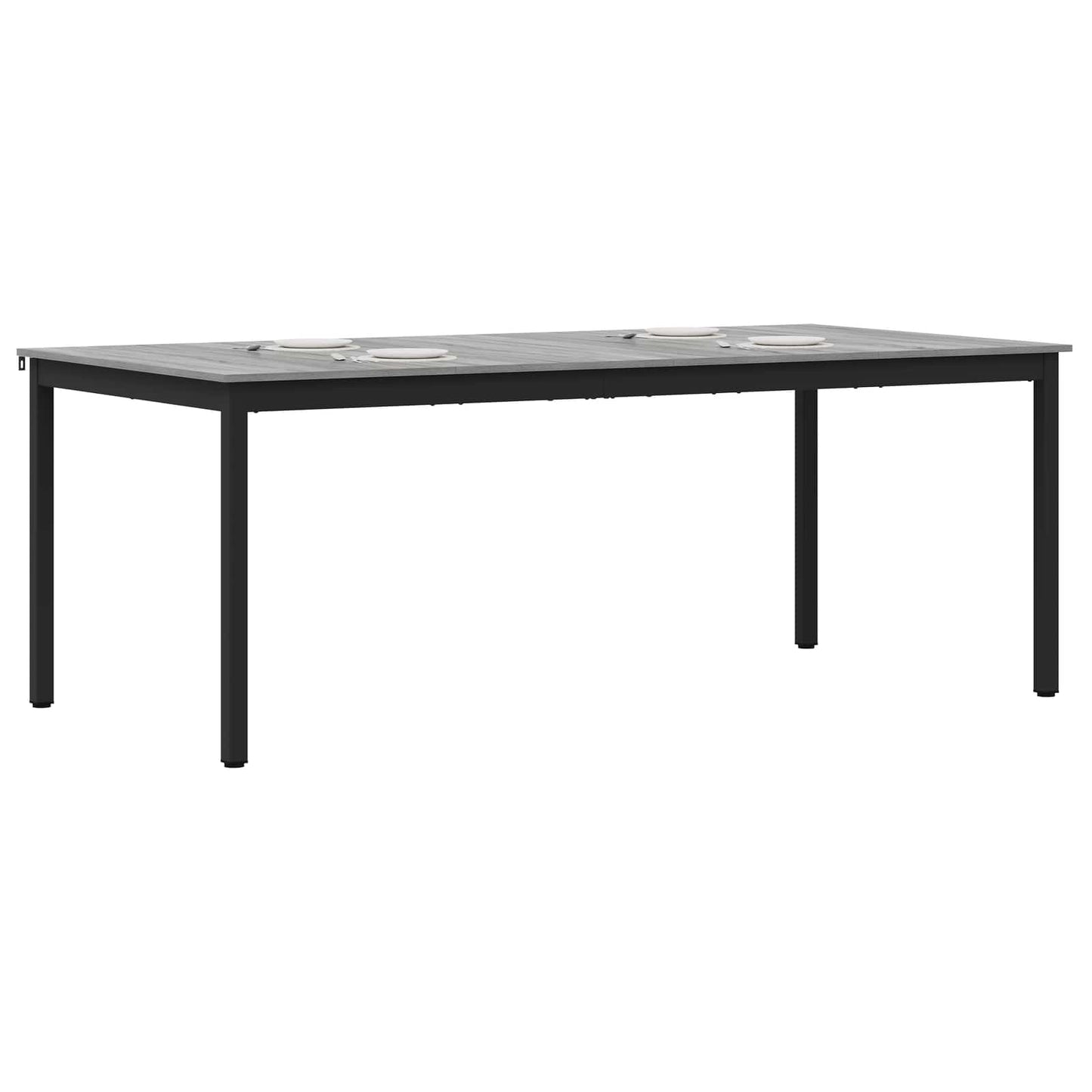 Eettafels 2 pcs 200 x 100 x 75 cm Bewerkt hout is nu te koop bij PeponiXL, paradijselijk wonen!