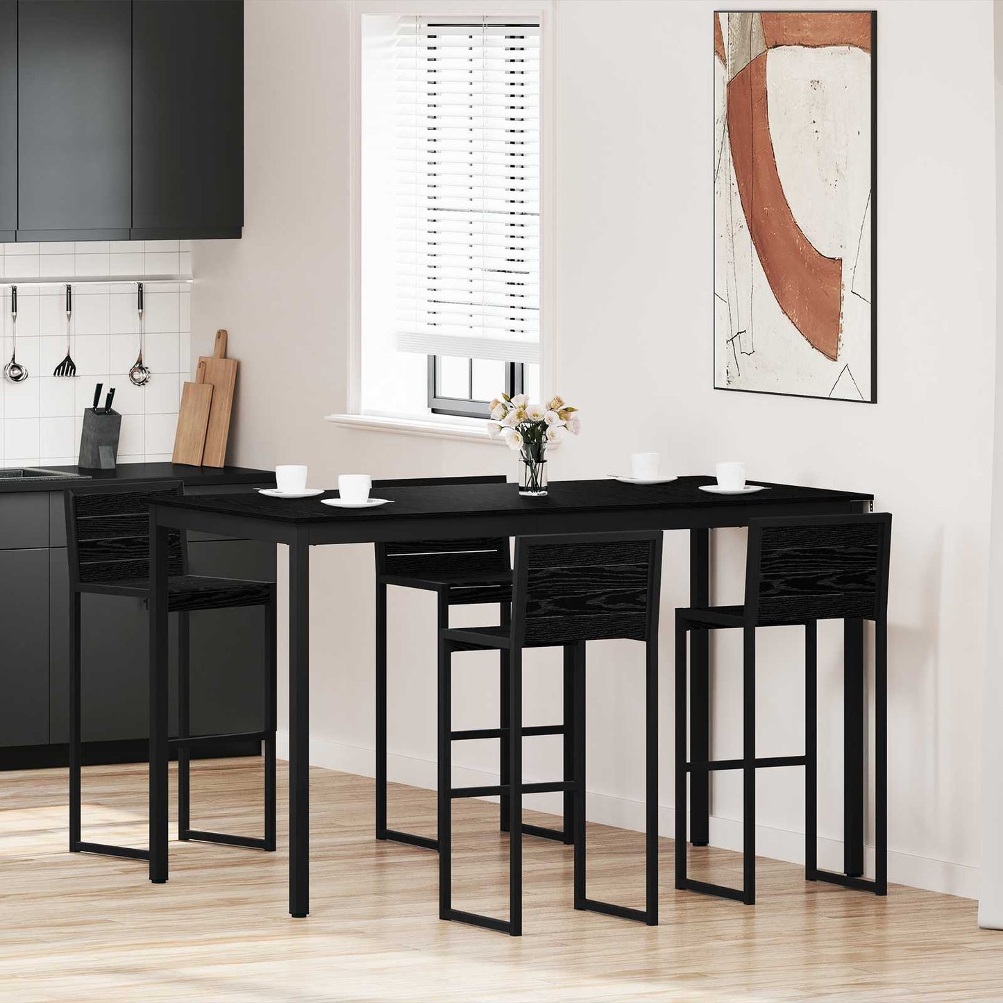 Staande Bartafel Bewerkt hout is nu te koop bij PeponiXL, paradijselijk wonen!