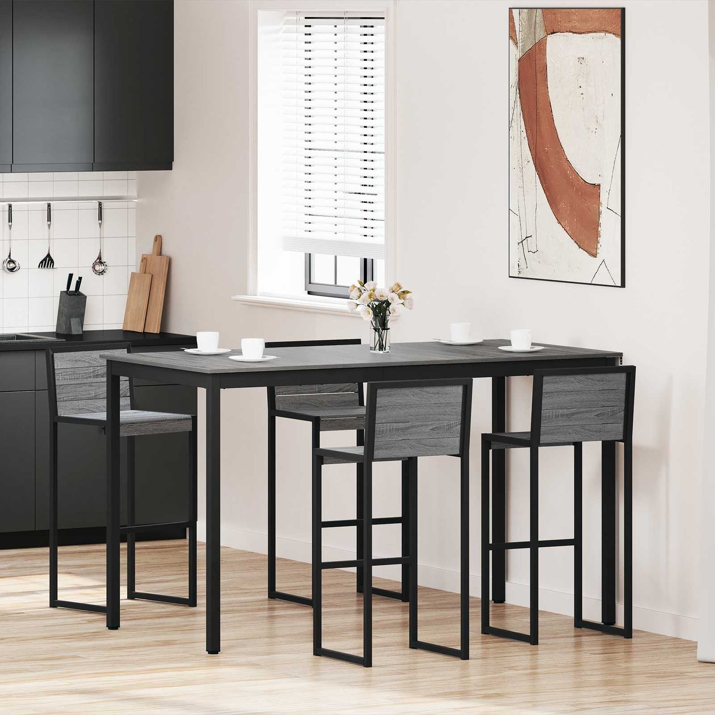 Staande Bartafel Bewerkt hout is nu te koop bij PeponiXL, paradijselijk wonen!