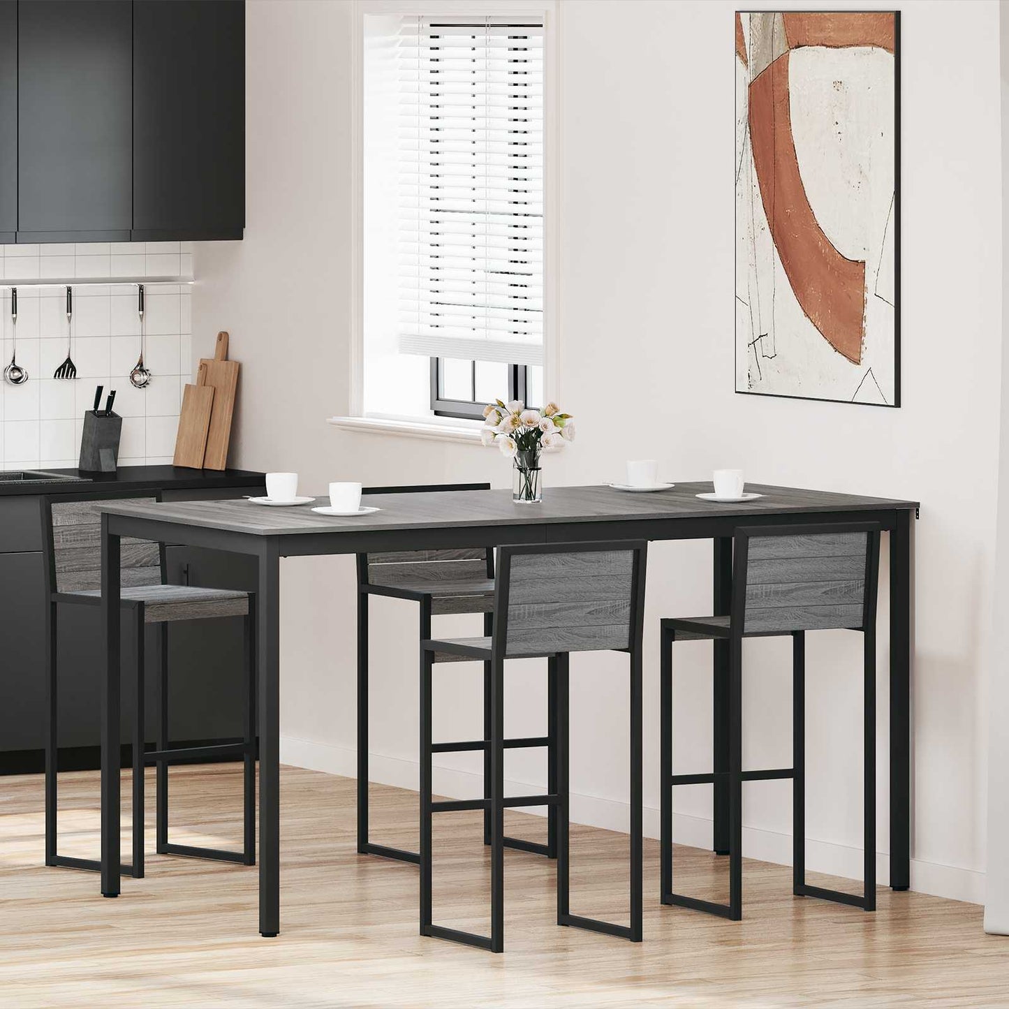 Staande Bartafel Bewerkt hout is nu te koop bij PeponiXL, paradijselijk wonen!