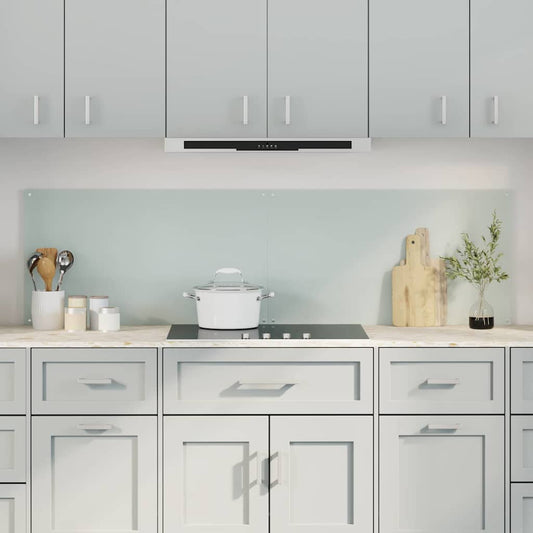 Keukenachterwand 2 pcs Wit 90 x 50 cm gehard glas is nu te koop bij PeponiXL, paradijselijk wonen!