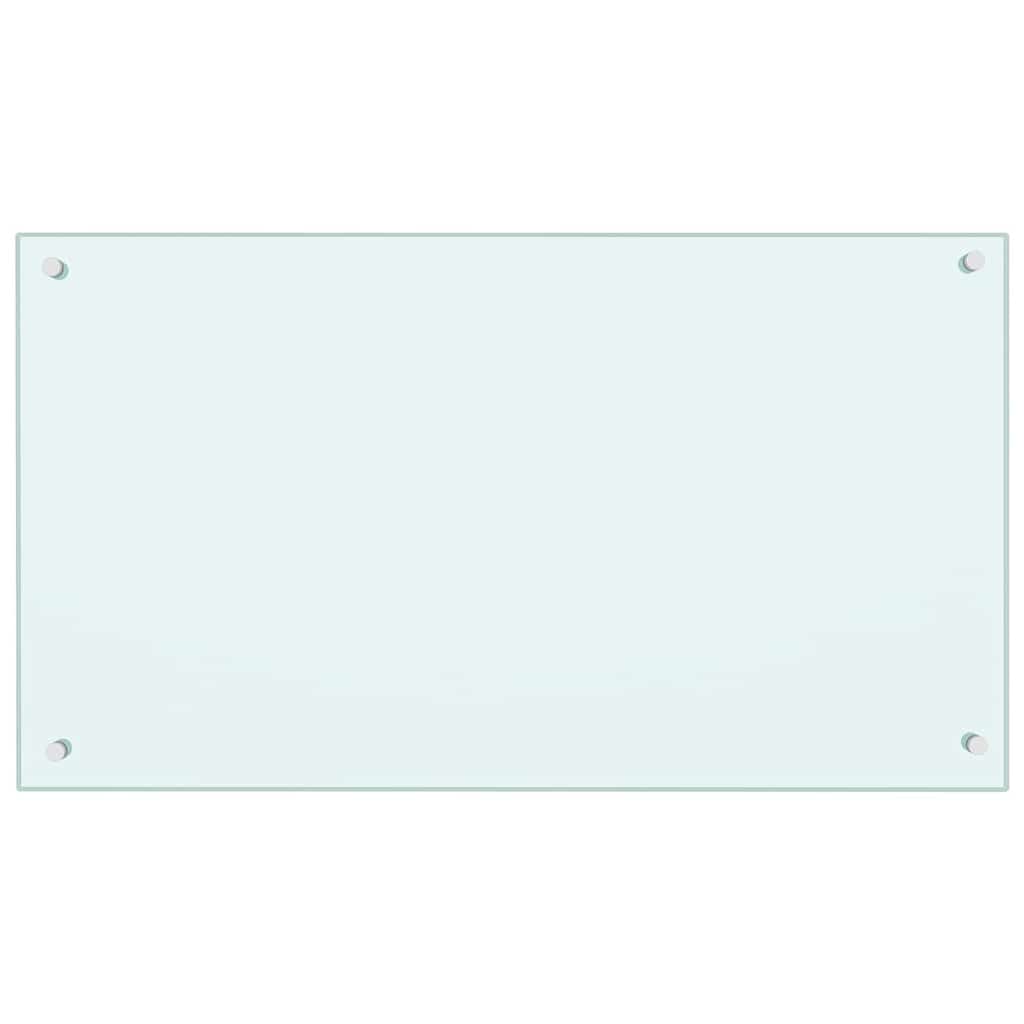 Keukenachterwand 2 pcs Wit 90 x 50 cm gehard glas is nu te koop bij PeponiXL, paradijselijk wonen!