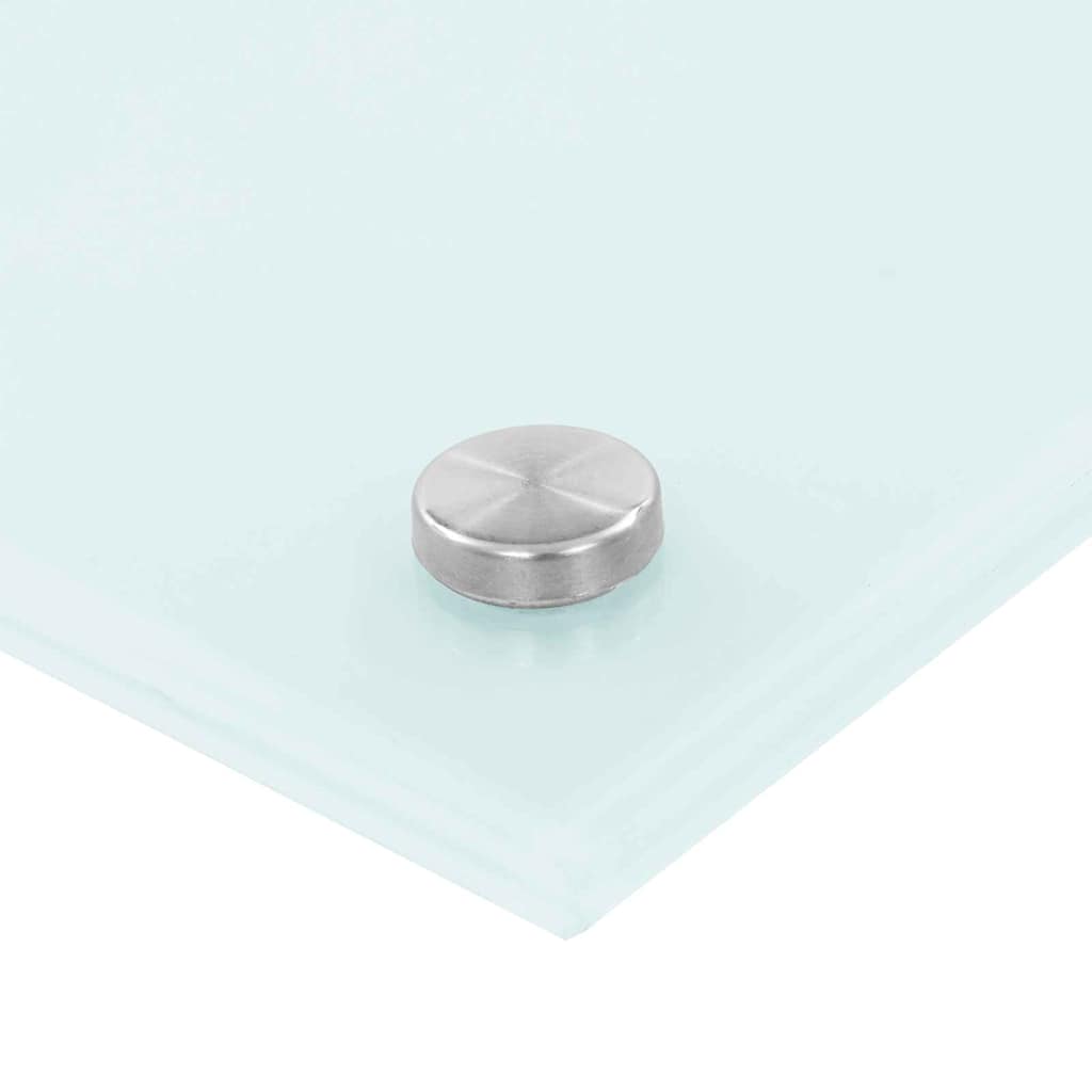 Keukenachterwand 2 pcs Wit 90 x 60 cm gehard glas is nu te koop bij PeponiXL, paradijselijk wonen!