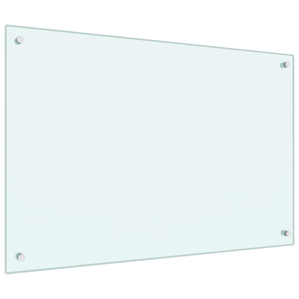 Keukenachterwand 2 pcs Wit 90 x 60 cm gehard glas is nu te koop bij PeponiXL, paradijselijk wonen!