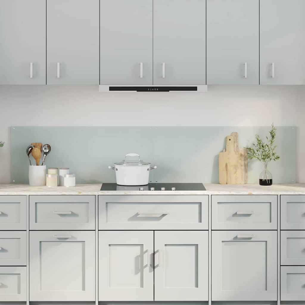 Keukenachterwand 2 pcs Wit 100 x 40 cm gehard glas is nu te koop bij PeponiXL, paradijselijk wonen!