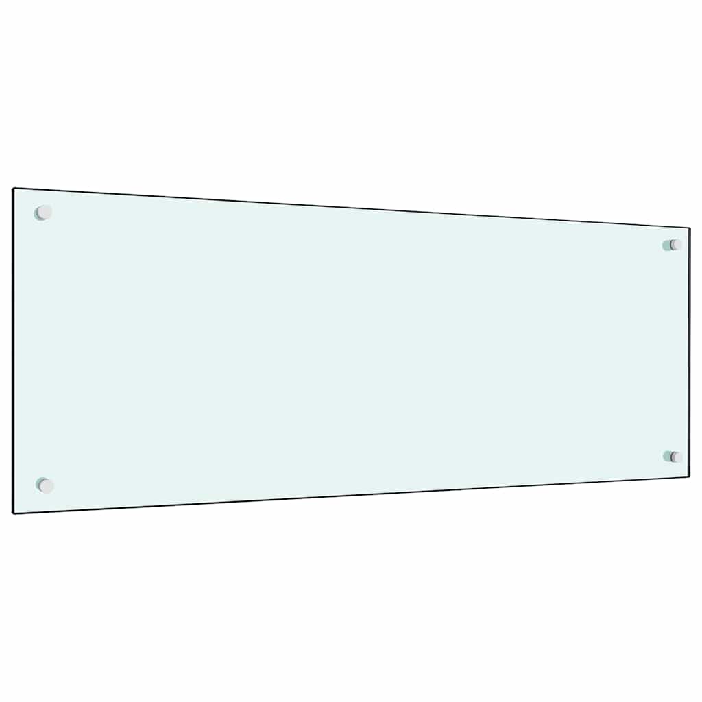 Keukenachterwand 2 pcs Wit 100 x 40 cm gehard glas is nu te koop bij PeponiXL, paradijselijk wonen!
