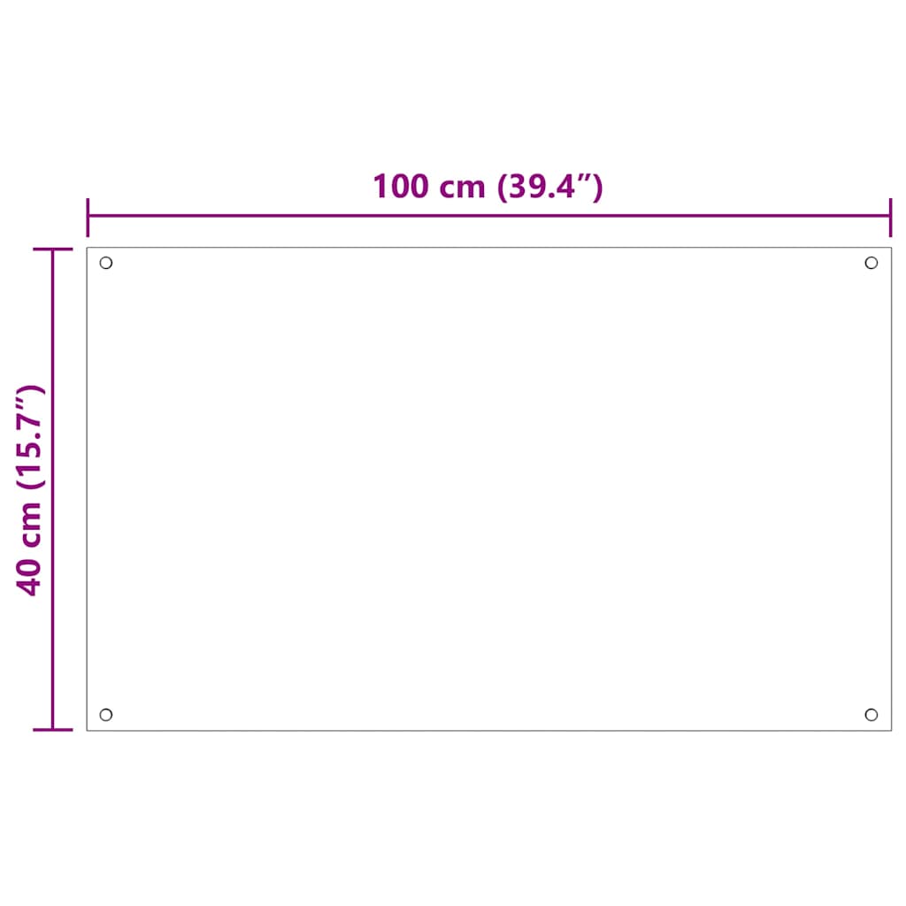 Keukenachterwand 2 pcs Wit 100 x 40 cm gehard glas is nu te koop bij PeponiXL, paradijselijk wonen!