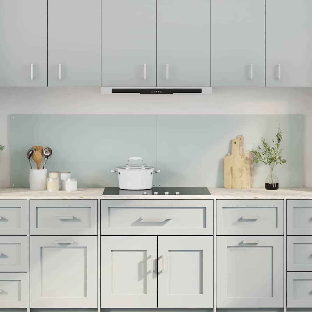 Keukenachterwand 2 pcs Wit 100 x 50 cm gehard glas is nu te koop bij PeponiXL, paradijselijk wonen!