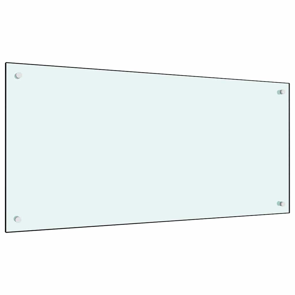 Keukenachterwand 2 pcs Wit 100 x 50 cm gehard glas is nu te koop bij PeponiXL, paradijselijk wonen!