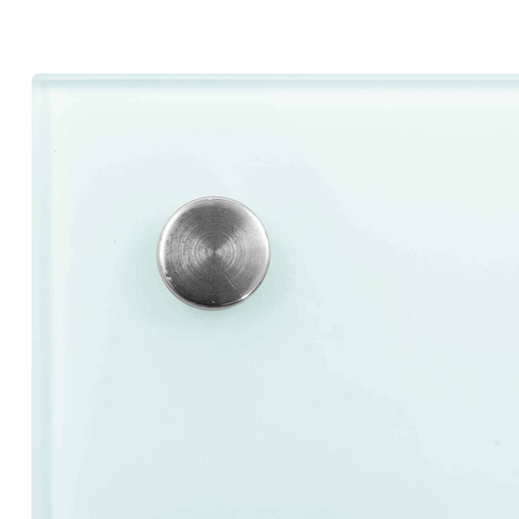 Keukenachterwand 2 pcs Wit 100 x 60 cm gehard glas is nu te koop bij PeponiXL, paradijselijk wonen!