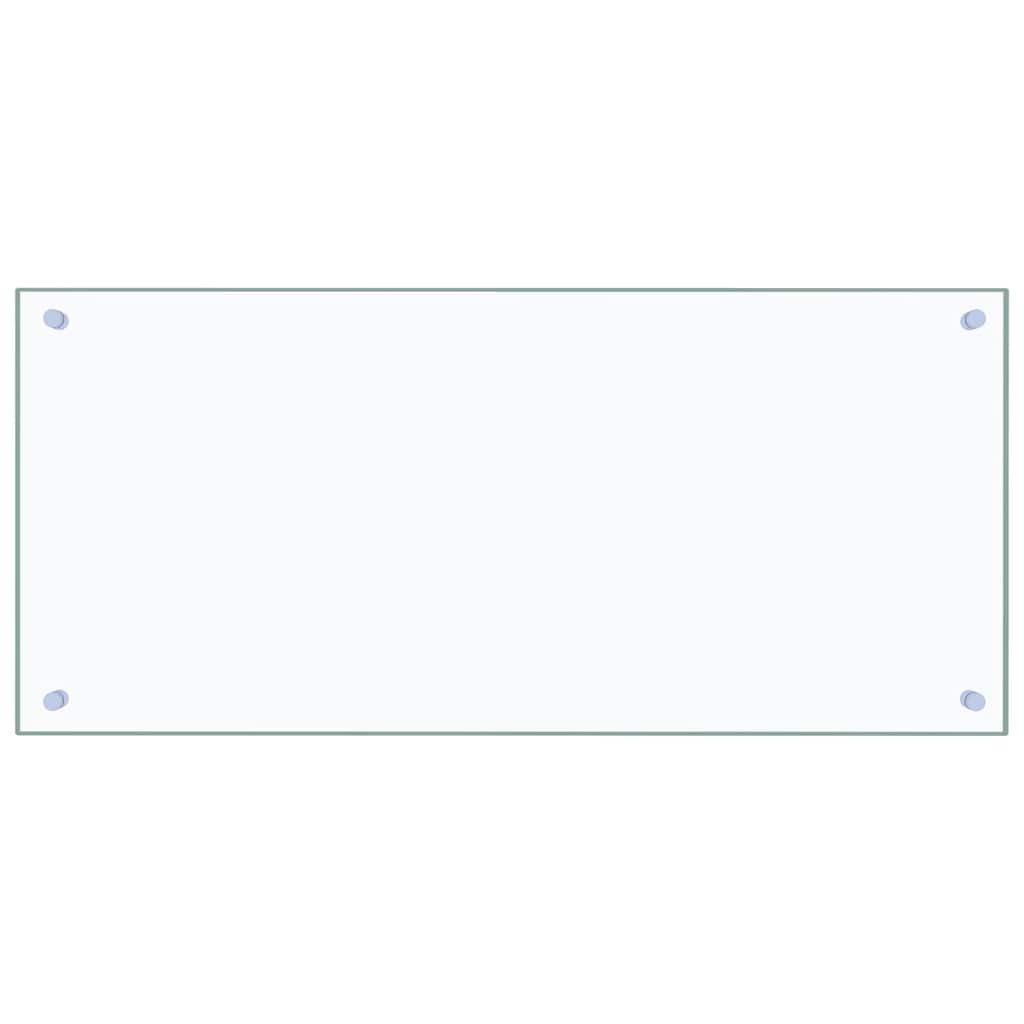 Keuken Spatscherm 2 pcs Doorzichtig 90 x 40 cm gehard glas is nu te koop bij PeponiXL, paradijselijk wonen!