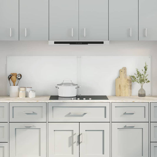 Keukenachterwand 2 pcs Doorzichtig 90 x 50 cm gehard glas is nu te koop bij PeponiXL, paradijselijk wonen!