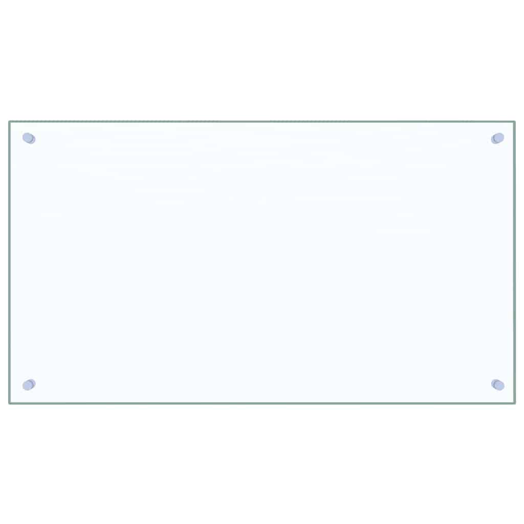 Keuken Spatscherm 2 pcs Doorzichtig 90 x 50 cm gehard glas is nu te koop bij PeponiXL, paradijselijk wonen!