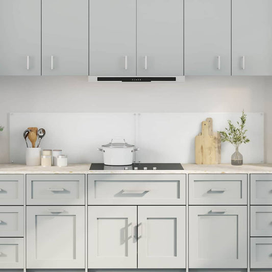 Keukenachterwand 2 pcs Doorzichtig 100 x 40 cm gehard glas is nu te koop bij PeponiXL, paradijselijk wonen!