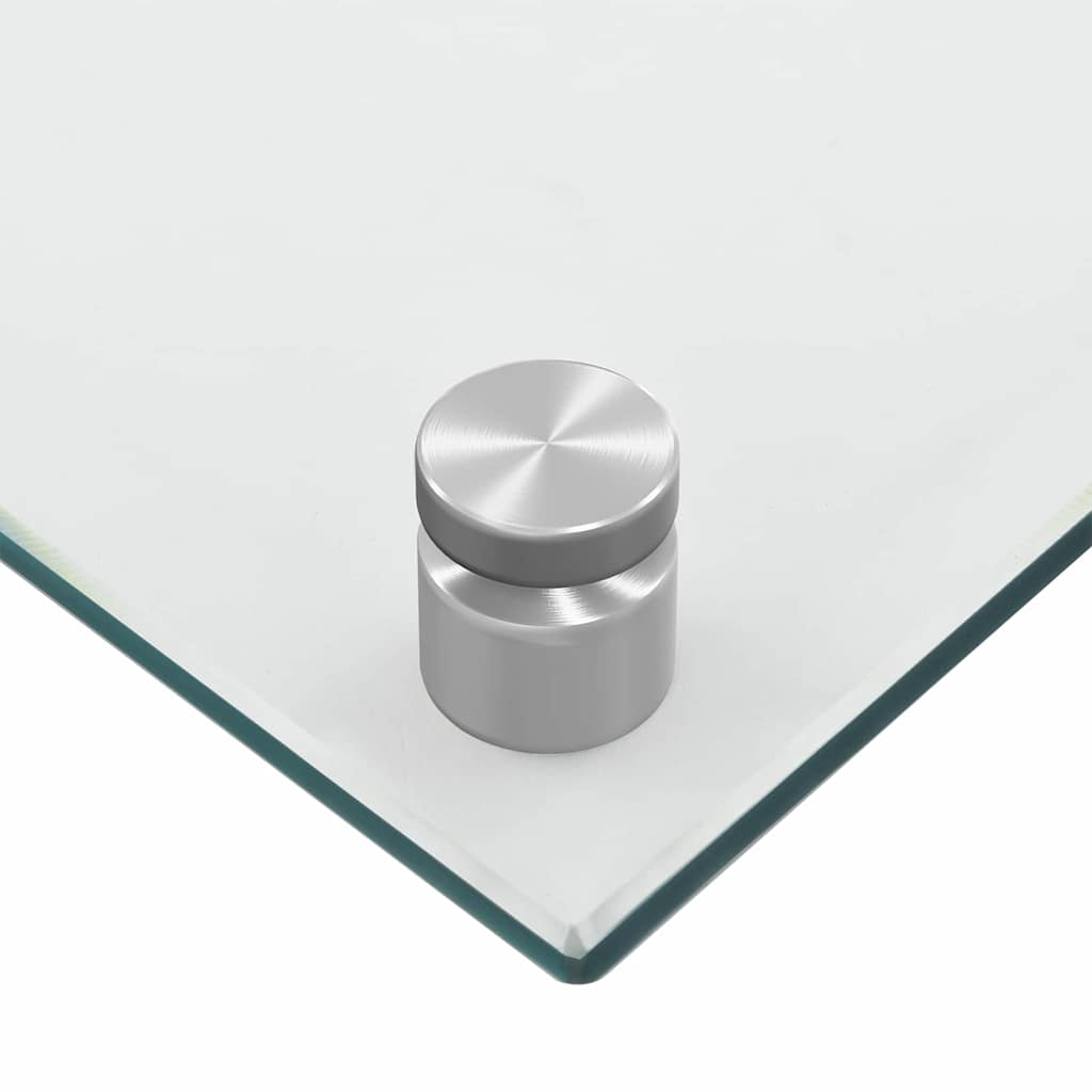 Keuken Spatscherm 2 pcs Doorzichtig 100 x 50 cm gehard glas is nu te koop bij PeponiXL, paradijselijk wonen!