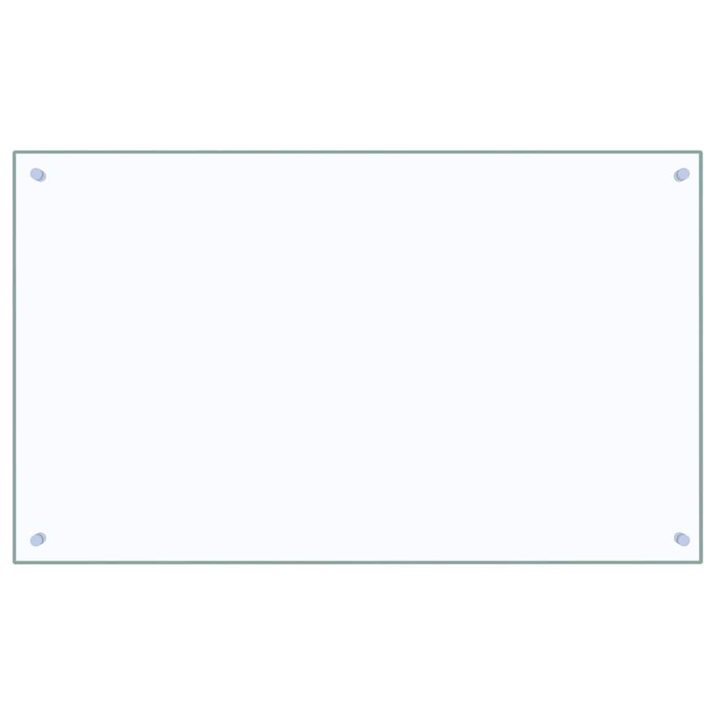 Keukenachterwand 2 pcs Doorzichtig 100 x 60 cm gehard glas is nu te koop bij PeponiXL, paradijselijk wonen!