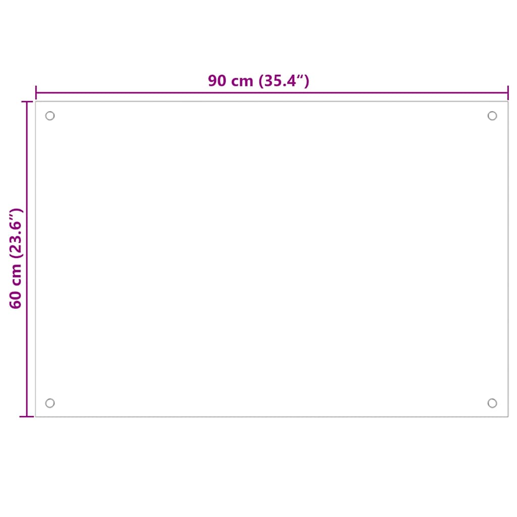 Keukenachterwand 2 pcs Zwart 90 x 60 cm gehard glas is nu te koop bij PeponiXL, paradijselijk wonen!
