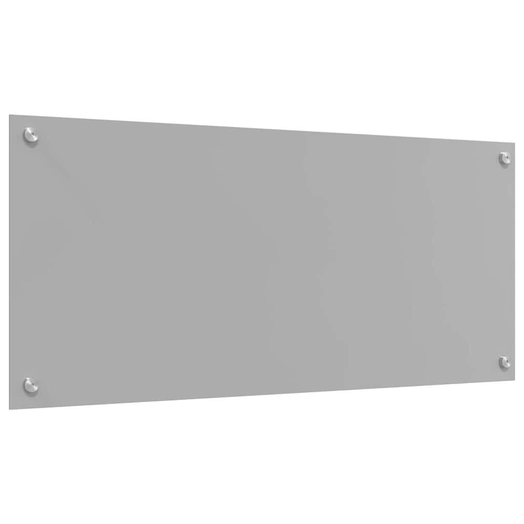 Keukenachterwand 2 pcs Lichtgrijs 90 x 40 cm gehard glas is nu te koop bij PeponiXL, paradijselijk wonen!