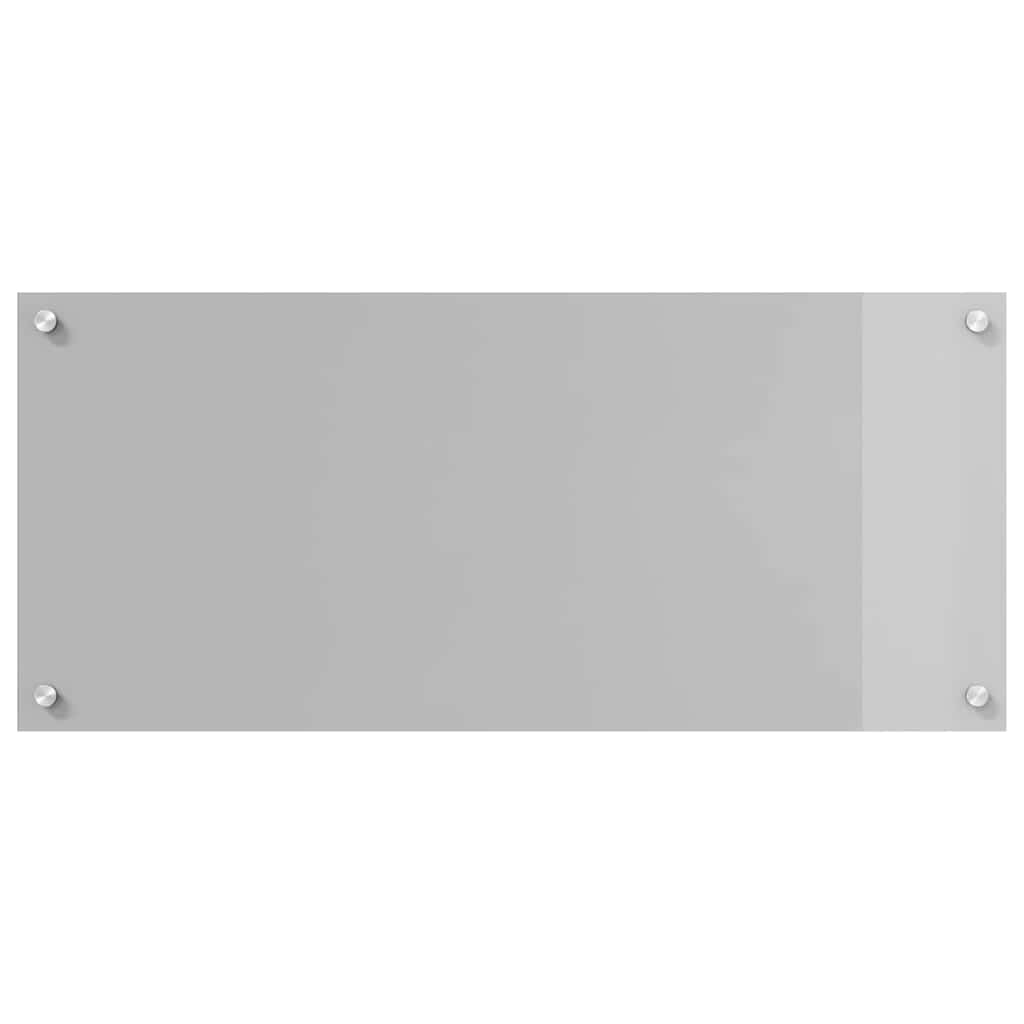 Keukenachterwand 2 pcs Lichtgrijs 90 x 40 cm gehard glas is nu te koop bij PeponiXL, paradijselijk wonen!