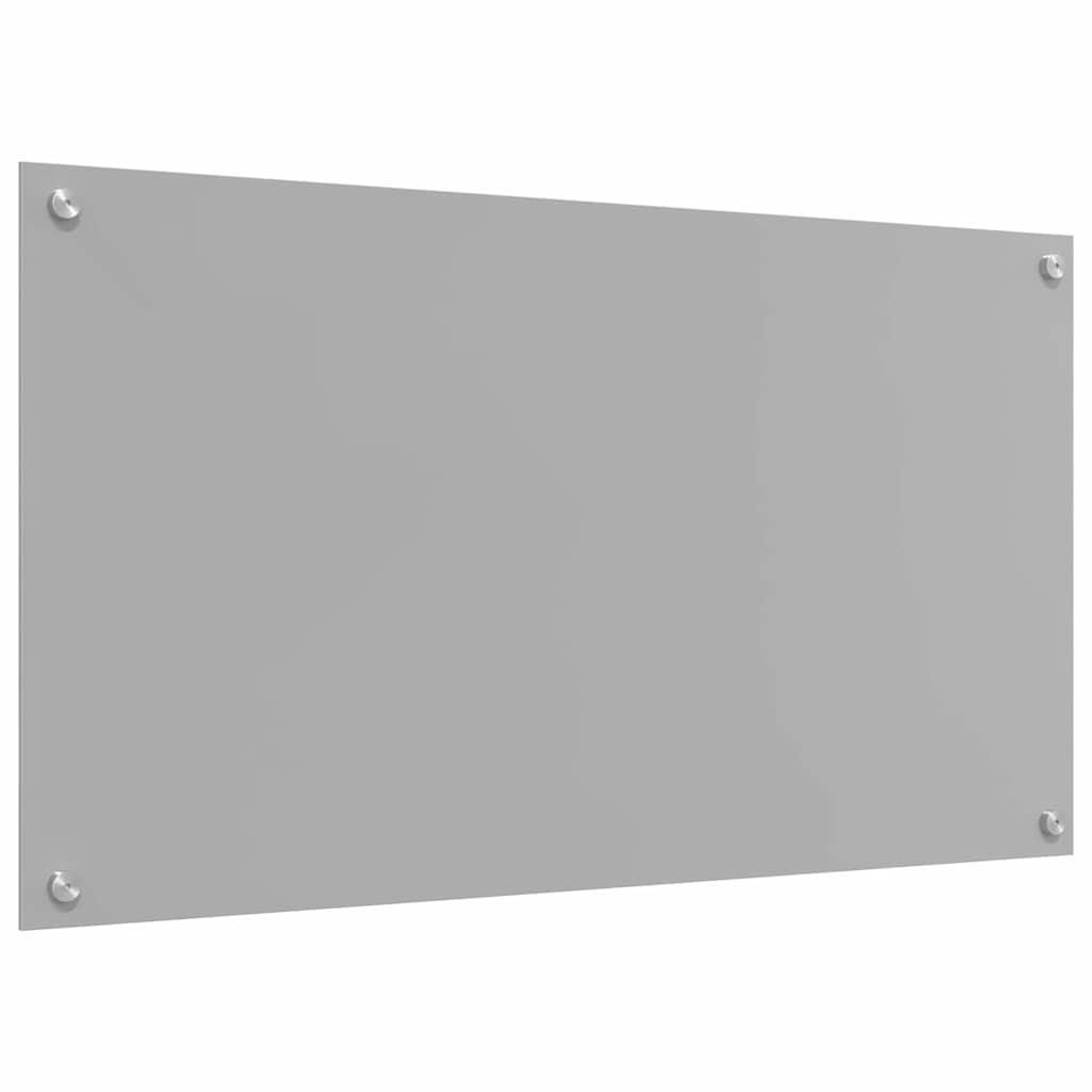 Keukenachterwand 2 pcs Lichtgrijs 90 x 50 cm gehard glas is nu te koop bij PeponiXL, paradijselijk wonen!