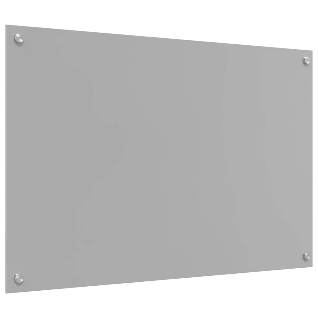 Keukenachterwand 2 pcs Lichtgrijs 90 x 60 cm gehard glas is nu te koop bij PeponiXL, paradijselijk wonen!