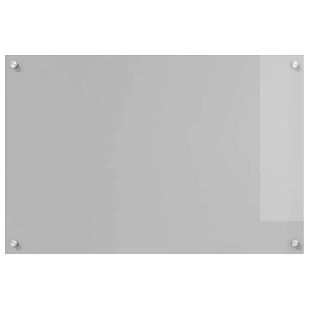 Keukenachterwand 2 pcs Lichtgrijs 90 x 60 cm gehard glas is nu te koop bij PeponiXL, paradijselijk wonen!