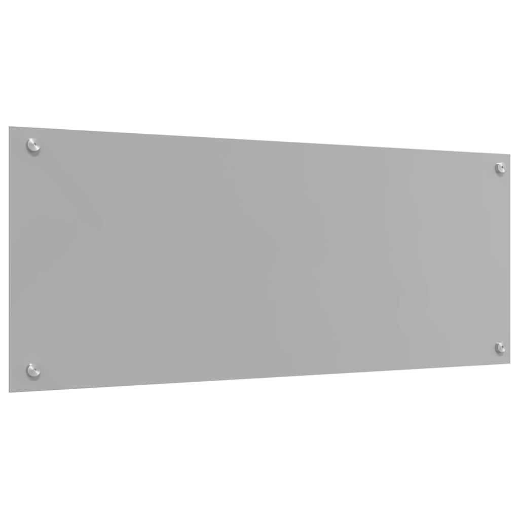 Keukenachterwand 2 pcs Lichtgrijs 100 x 40 cm gehard glas is nu te koop bij PeponiXL, paradijselijk wonen!