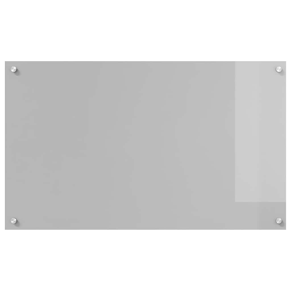 Keukenachterwand 2 pcs Lichtgrijs 100 x 60 cm gehard glas is nu te koop bij PeponiXL, paradijselijk wonen!