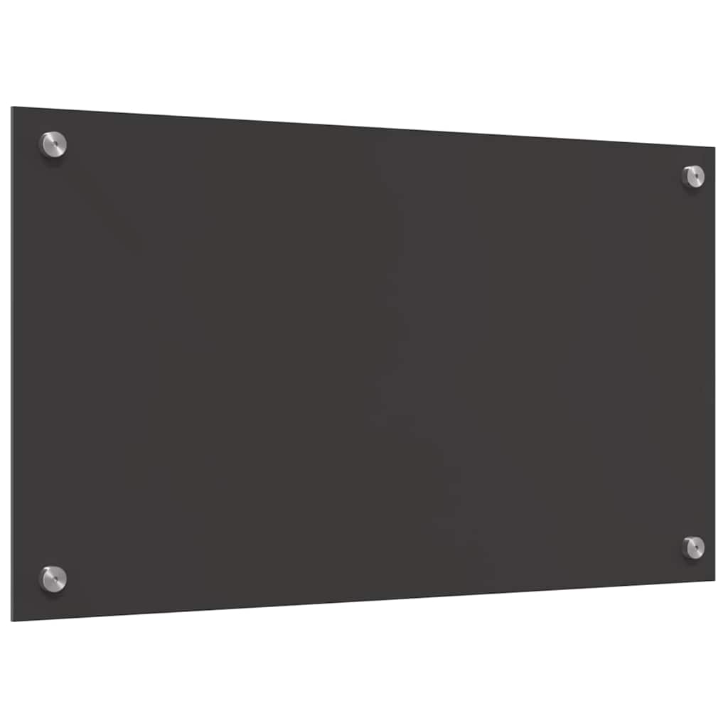 Keukenachterwand 2 pcs Donkergrijs 70 x 40 cm gehard glas is nu te koop bij PeponiXL, paradijselijk wonen!