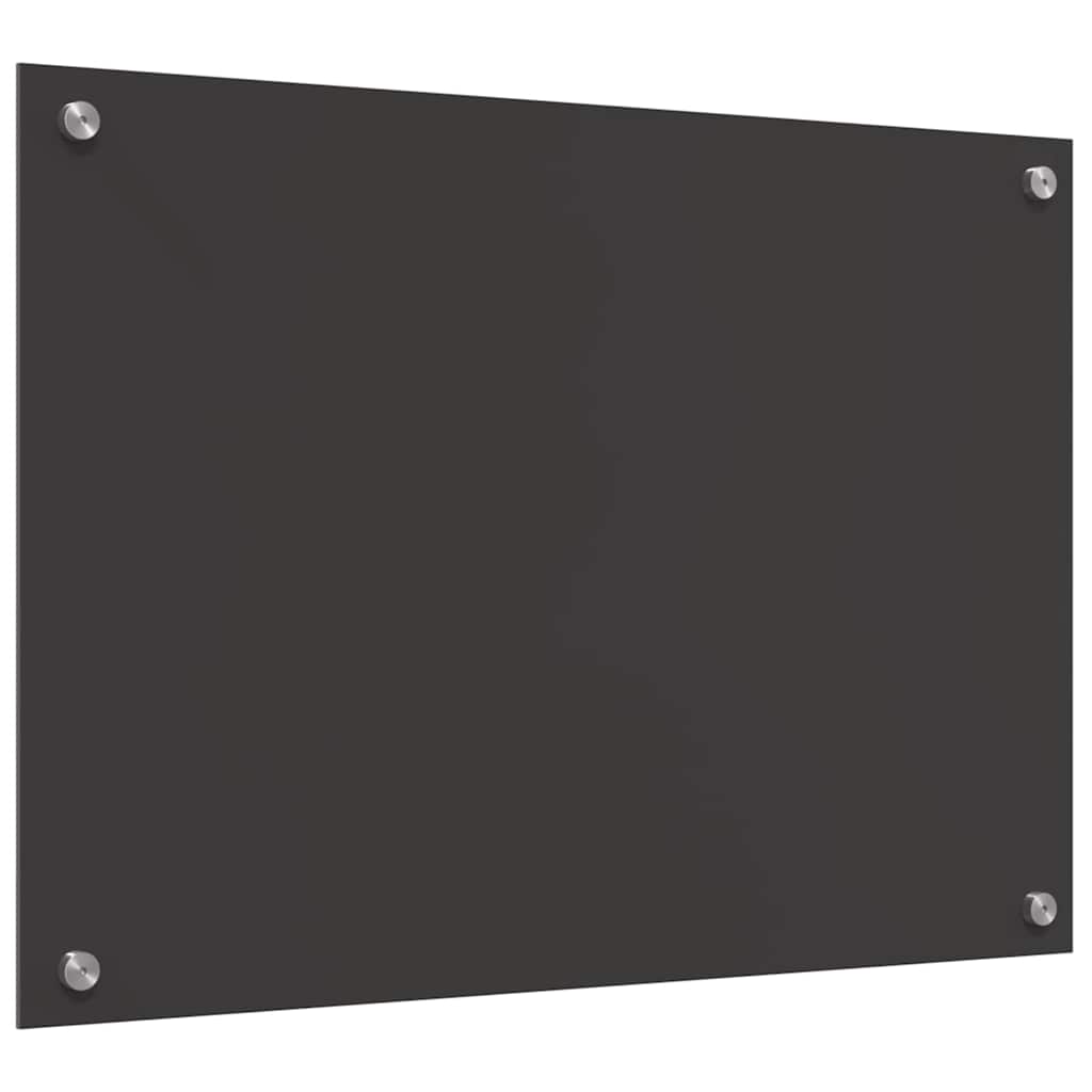 Keukenachterwand 2 pcs Donkergrijs 70 x 50 cm gehard glas is nu te koop bij PeponiXL, paradijselijk wonen!