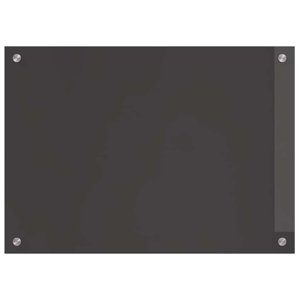 Keukenachterwand 2 pcs Donkergrijs 70 x 50 cm gehard glas is nu te koop bij PeponiXL, paradijselijk wonen!