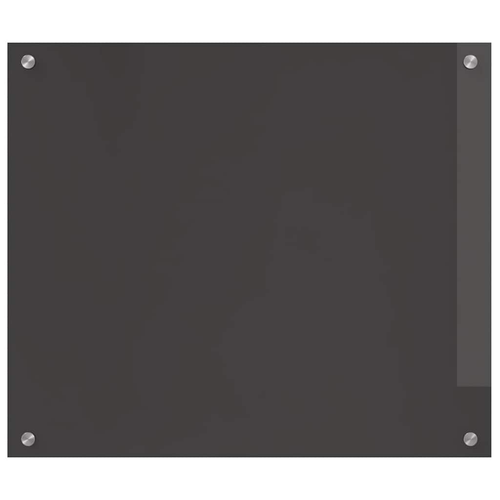 Keuken Achterwand 2 pcs Donkergrijs 70 x 60 cm gehard glas is nu te koop bij PeponiXL, paradijselijk wonen!