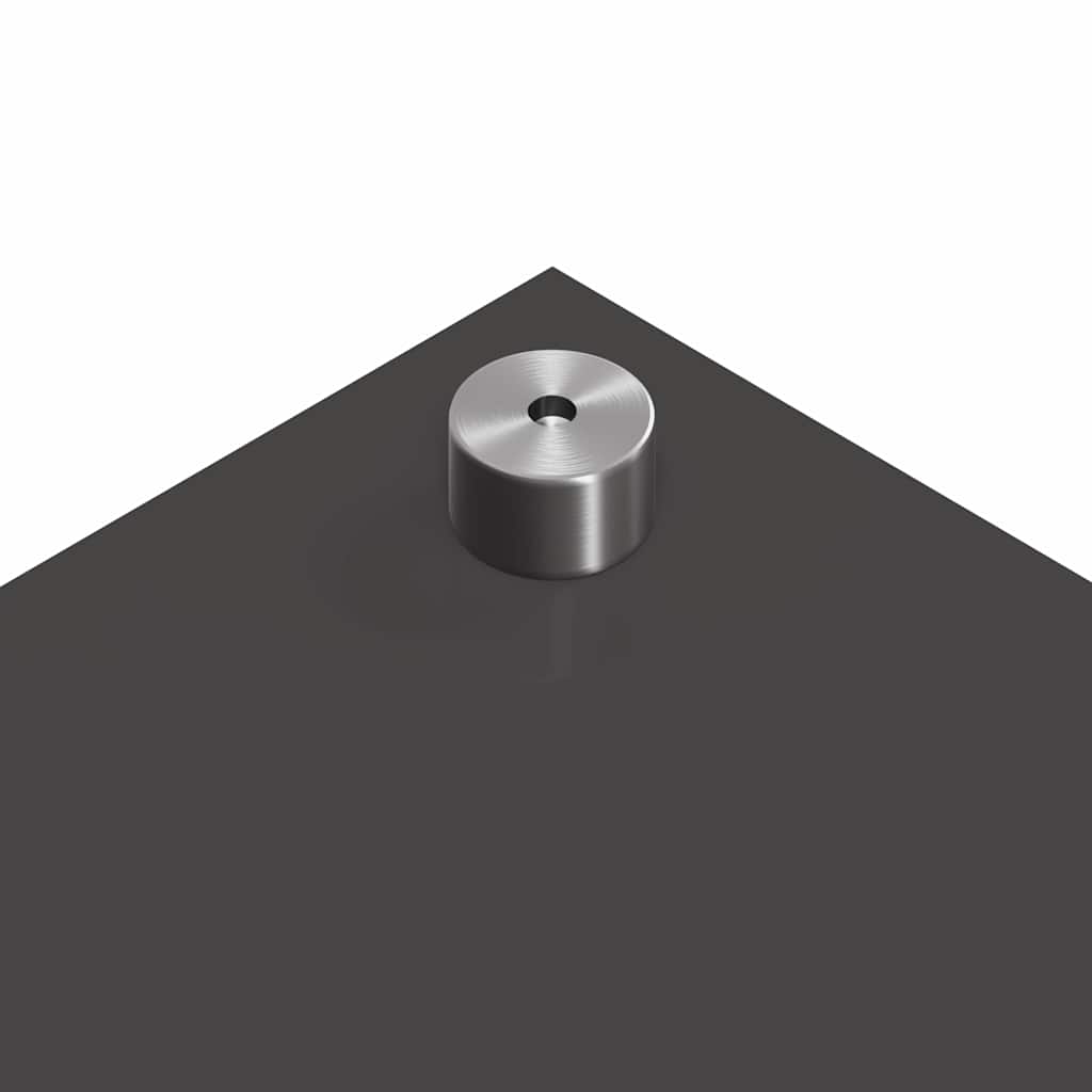 Keukenachterwand 2 pcs Donkergrijs 100 x 60 cm gehard glas is nu te koop bij PeponiXL, paradijselijk wonen!
