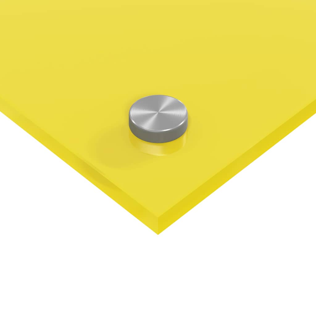 Keuken Achterwand 2 pcs Geel 80 x 60 cm gehard glas is nu te koop bij PeponiXL, paradijselijk wonen!