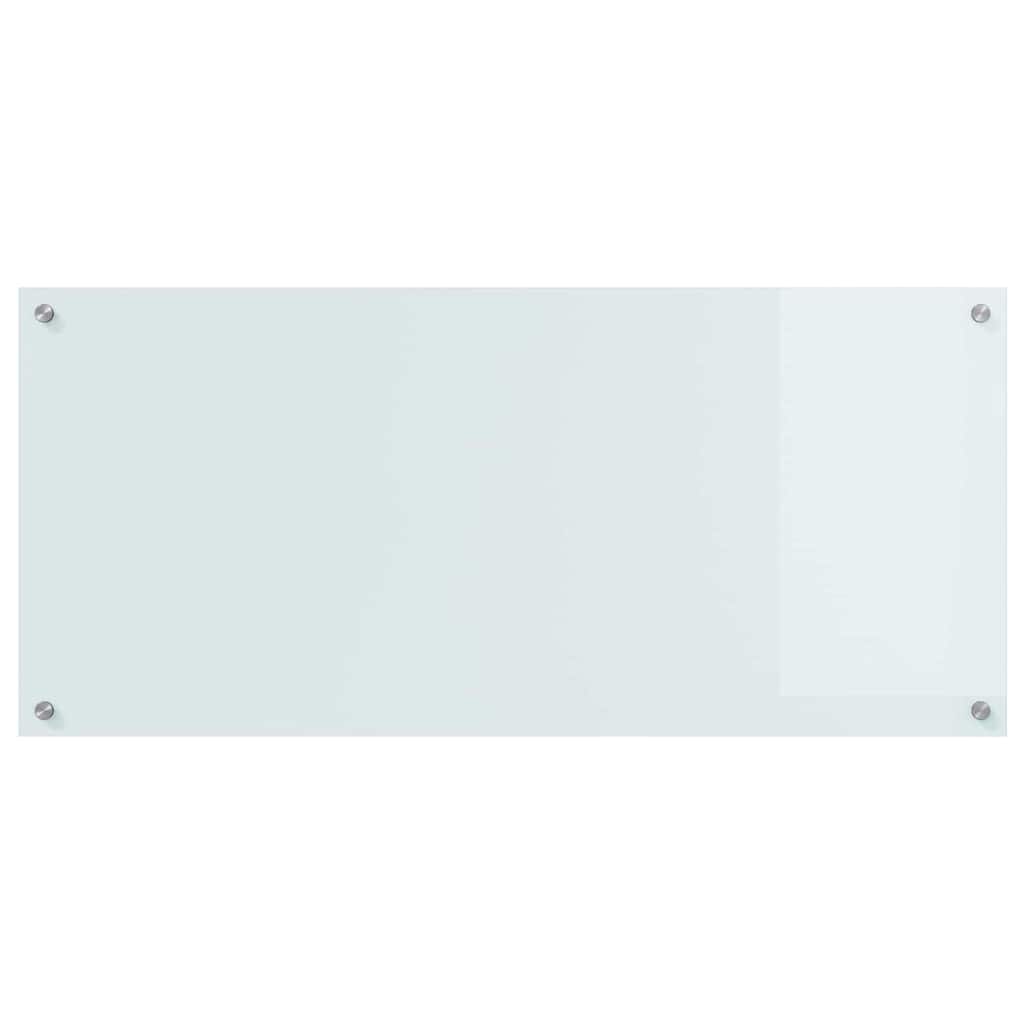 Keukenachterwand 2 pcs Wit 110 x 50 cm gehard glas is nu te koop bij PeponiXL, paradijselijk wonen!