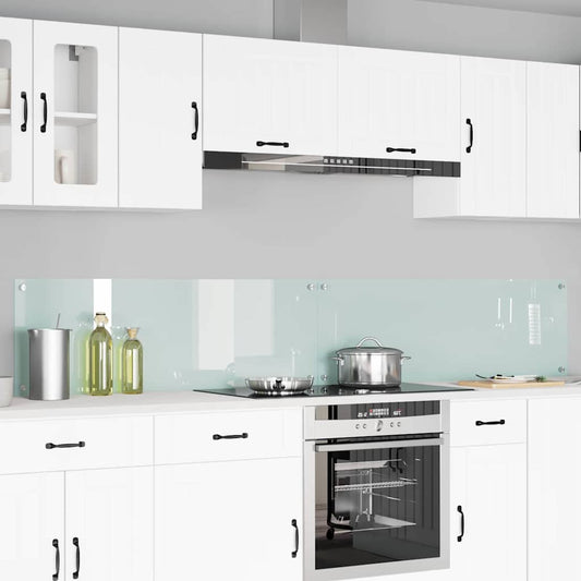 Keukenachterwand 2 pcs Wit 120 x 40 cm gehard glas is nu te koop bij PeponiXL, paradijselijk wonen!