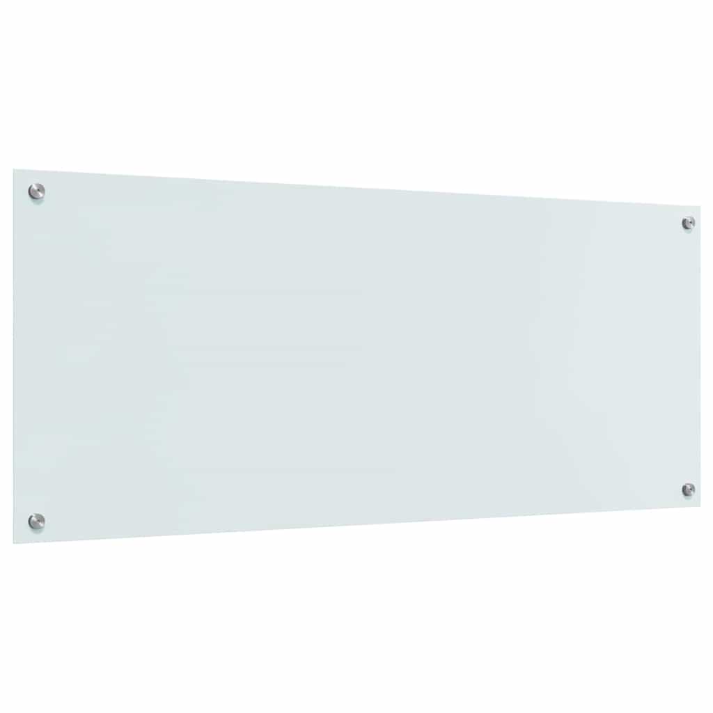 Keukenachterwand 2 pcs Wit 120 x 50 cm gehard glas is nu te koop bij PeponiXL, paradijselijk wonen!