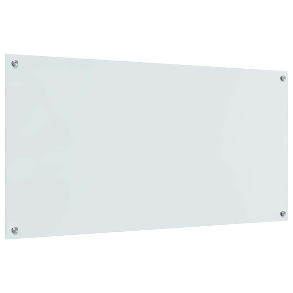 Keukenachterwand 2 pcs Wit 120 x 60 cm gehard glas is nu te koop bij PeponiXL, paradijselijk wonen!