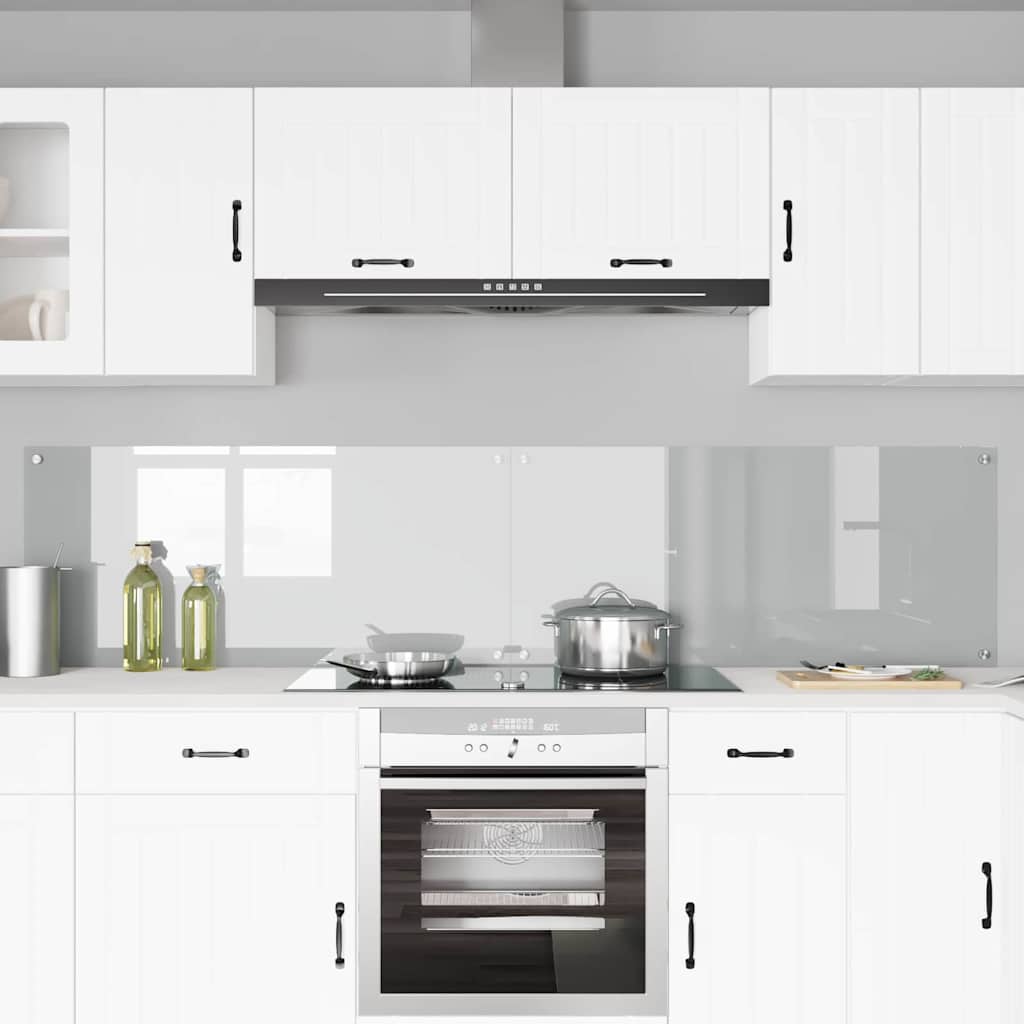 Keukenachterwand 2 pcs Doorzichtig 110 x 50 cm gehard glas is nu te koop bij PeponiXL, paradijselijk wonen!