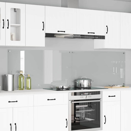Keukenachterwand 2 pcs Doorzichtig 110 x 60 cm gehard glas is nu te koop bij PeponiXL, paradijselijk wonen!