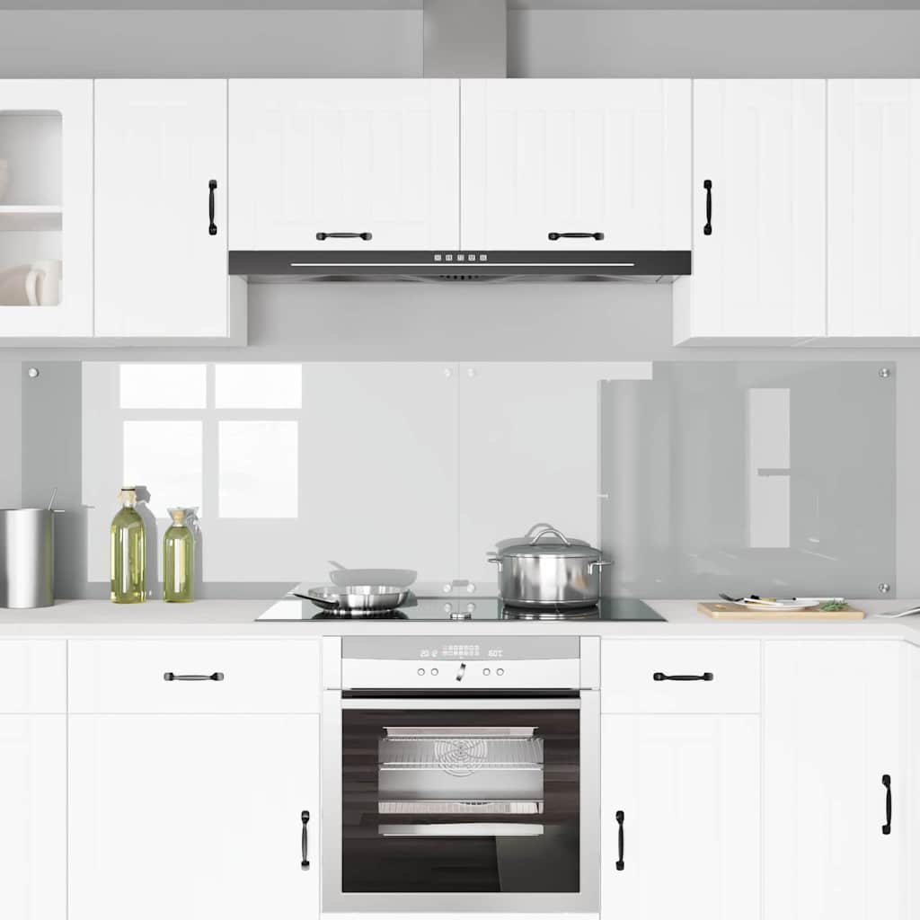 Keukenachterwand 2 pcs Doorzichtig 110 x 60 cm gehard glas is nu te koop bij PeponiXL, paradijselijk wonen!