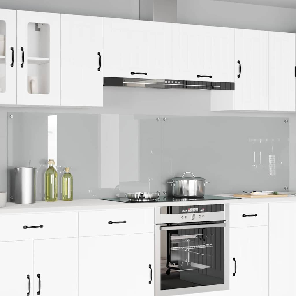 Keukenachterwand 2 pcs Doorzichtig 120 x 60 cm gehard glas is nu te koop bij PeponiXL, paradijselijk wonen!