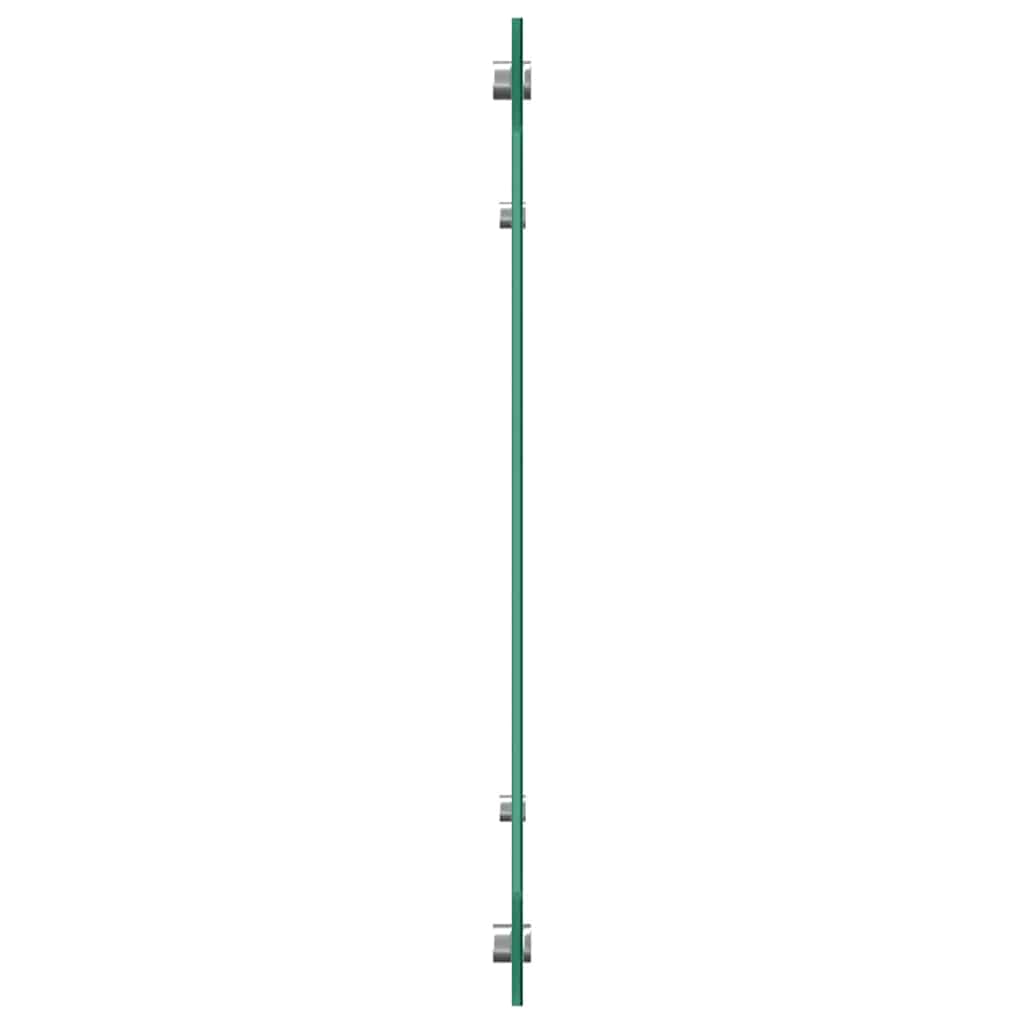 Keukenachterwand 2 pcs Zwart 110 x 50 cm gehard glas is nu te koop bij PeponiXL, paradijselijk wonen!