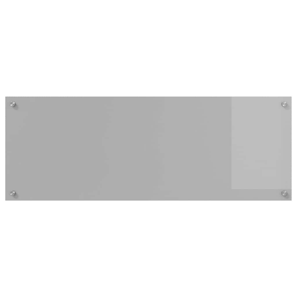 Keukenachterwand 2 pcs Lichtgrijs 110 x 40 cm gehard glas is nu te koop bij PeponiXL, paradijselijk wonen!