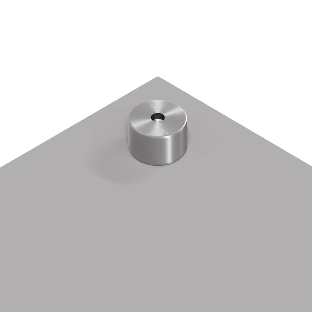 Keuken Achterwand 2 pcs Lichtgrijs 110 x 50 cm gehard glas is nu te koop bij PeponiXL, paradijselijk wonen!